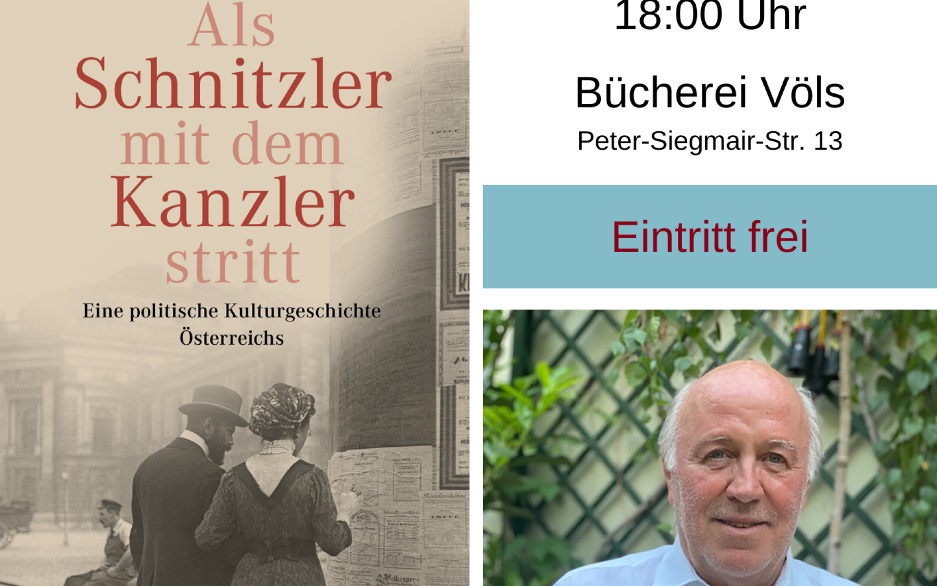 Lesung Lackner Plakat